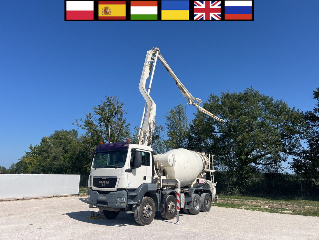 MAN TGS 32.400 8x4 Concrete Mixer Pump truck / 426 MTH !!! / 18 meters - Autočerpadlo: obrázek 1 MAN TGS 32.400 8x4 Concrete Mixer Pump truck / 426 MTH !!! / 18 meters - Autočerpadlo: obrázek 1