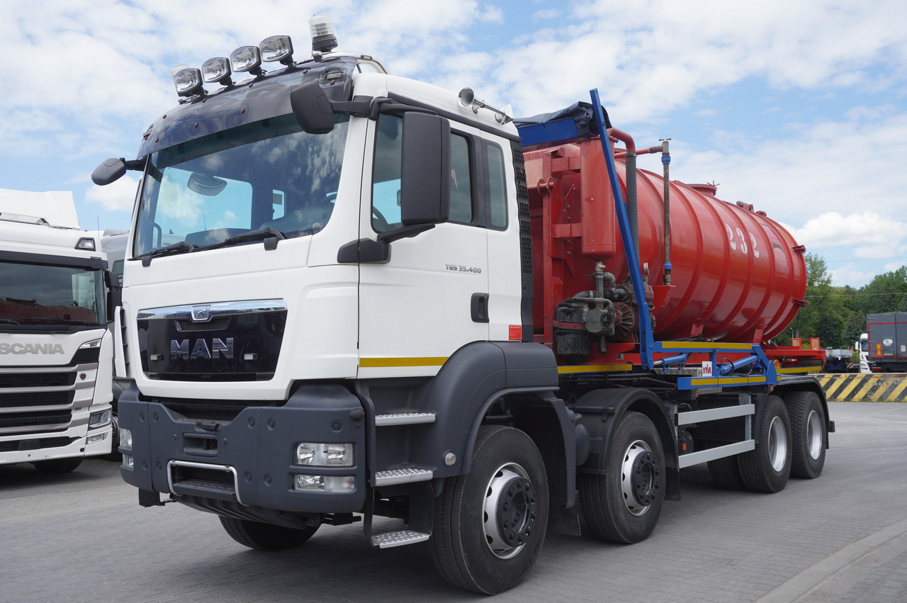 MAN TGS 35.400 8 × 4 E5 / HYVA HOOK LIFT 32.56 SE / Septic barrel 13000 L - Fekální cisterna: obrázek 2 MAN TGS 35.400 8 × 4 E5 / HYVA HOOK LIFT 32.56 SE / Septic barrel 13000 L - Fekální cisterna: obrázek 2