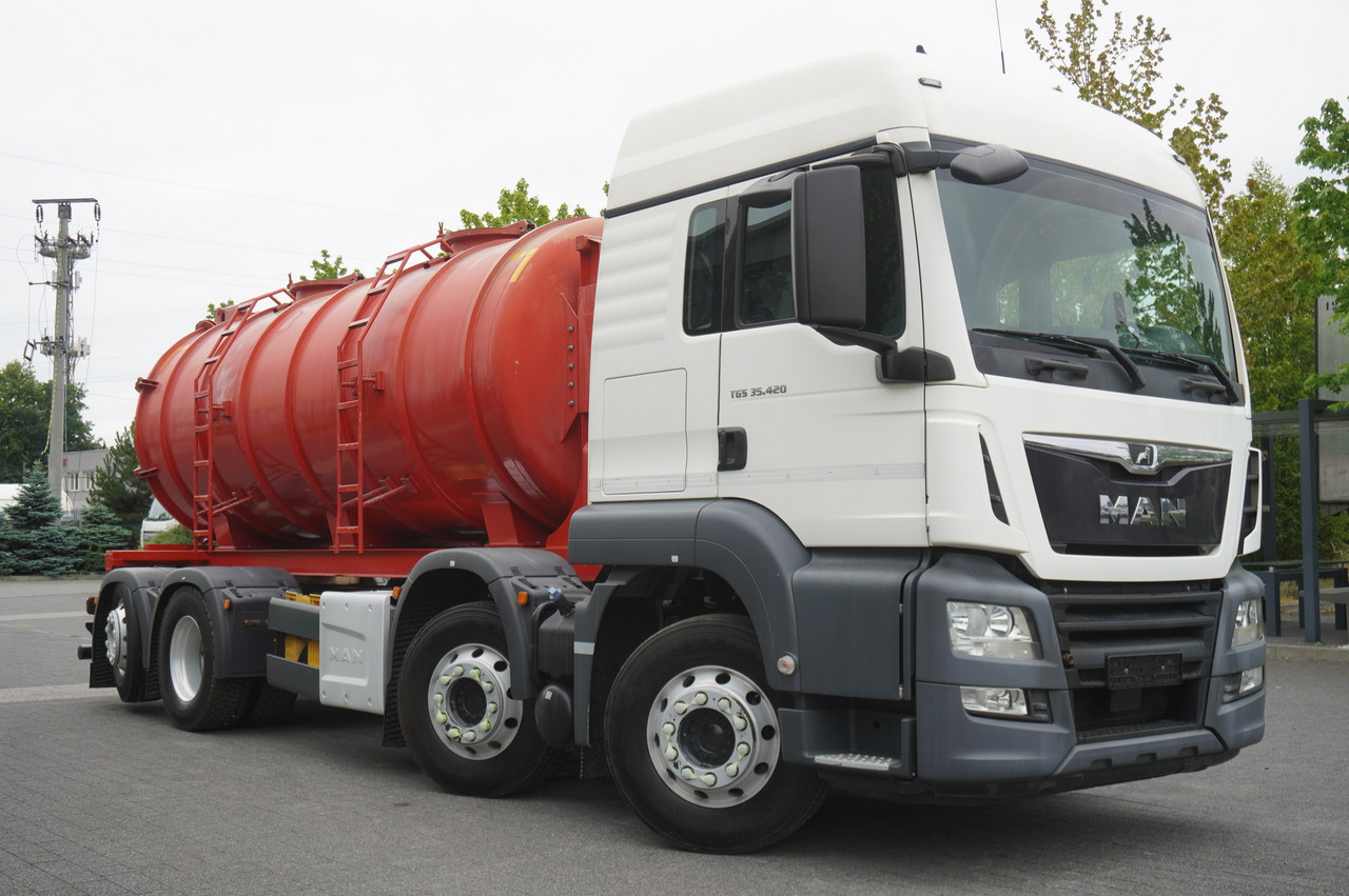 MAN TGS 35.420 8×2 / NEW septic barrel 13000 L / 3 steered axles leasing MAN TGS 35.420 8×2 / NEW septic barrel 13000 L / 3 steered axles: obrázek 6