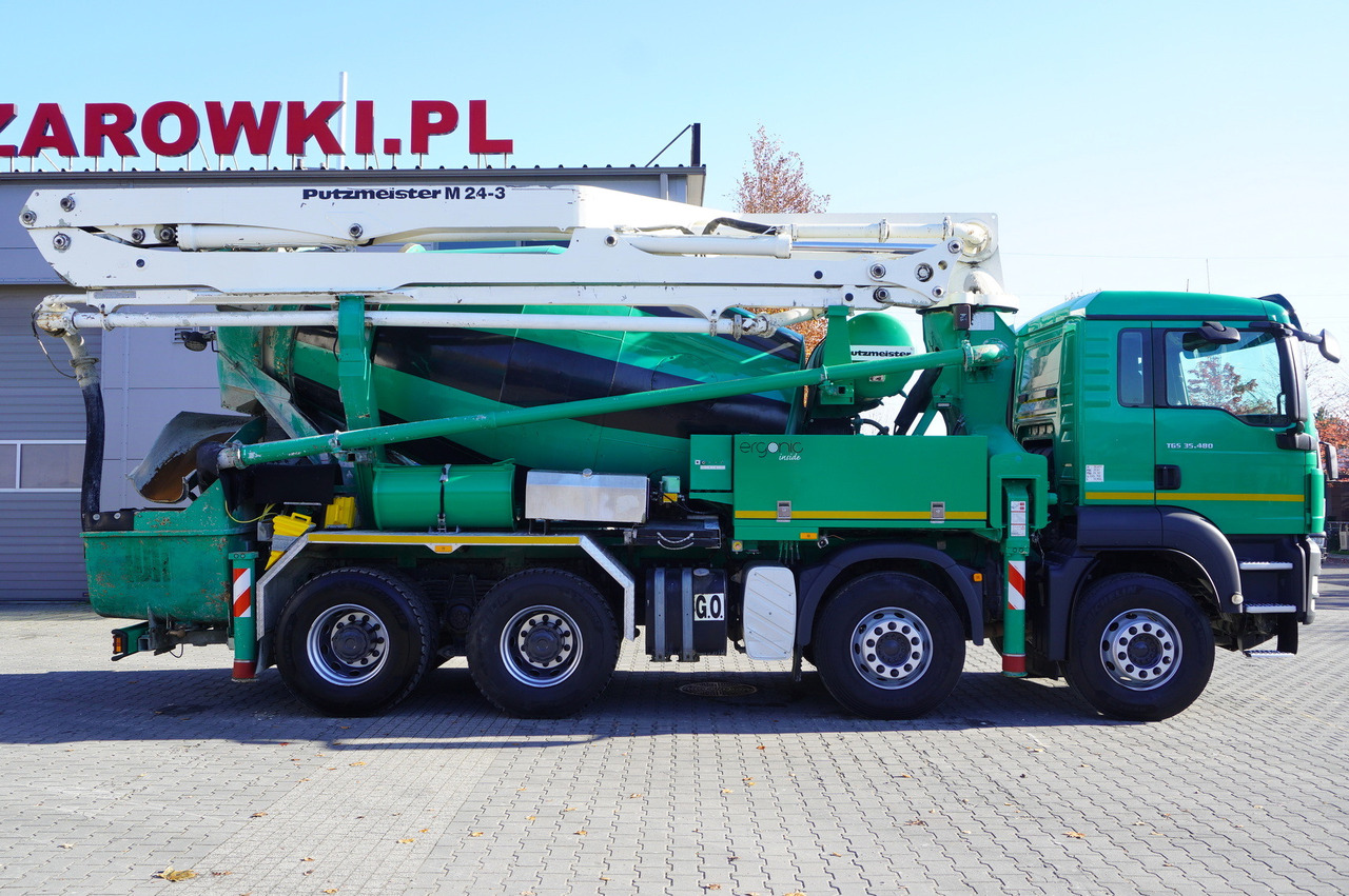 MAN TGS 35.480 8x4 Concrete Mixer Pump truck / Putzmeister M24-3 / 1600 MTH! - Autodomíchávač: obrázek 5 MAN TGS 35.480 8x4 Concrete Mixer Pump truck / Putzmeister M24-3 / 1600 MTH! - Autodomíchávač: obrázek 5