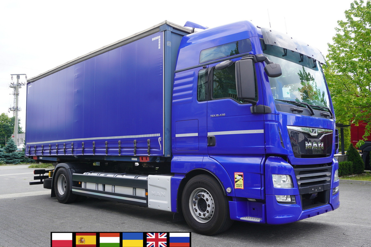 MAN TGX 18.430 / Curtainsider 18 EPAL / Sleeper cab / 2021 / 4 units - Kontejnérový podvozek/ Výměnná nástavba: obrázek 1 MAN TGX 18.430 / Curtainsider 18 EPAL / Sleeper cab / 2021 / 4 units - Kontejnérový podvozek/ Výměnná nástavba: obrázek 1