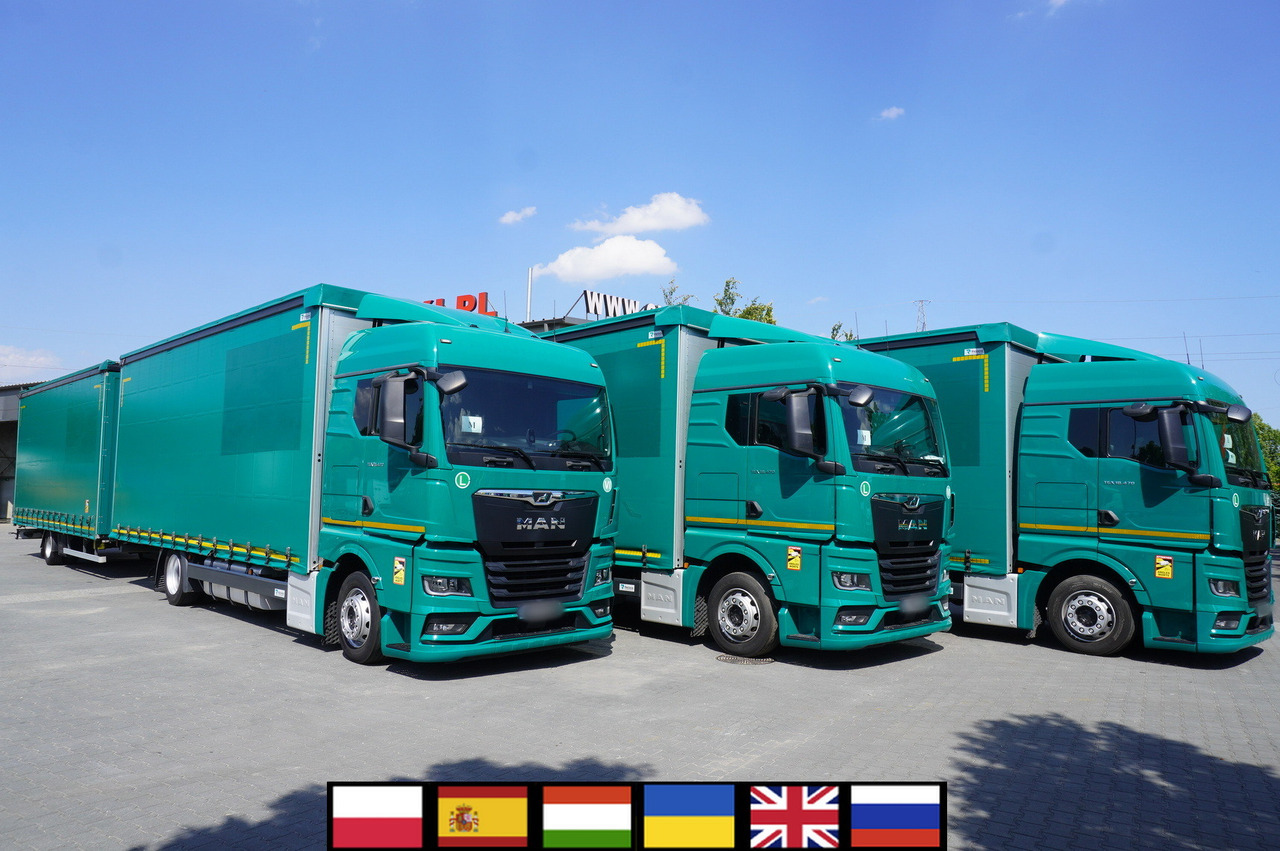MAN TGX 18.470 / Trailer 19 EPAL / Curtainsider 19 EPAL / 2022 / Retarder / 15 units - Plachtový nákladní auto: obrázek 1 MAN TGX 18.470 / Trailer 19 EPAL / Curtainsider 19 EPAL / 2022 / Retarder / 15 units - Plachtový nákladní auto: obrázek 1
