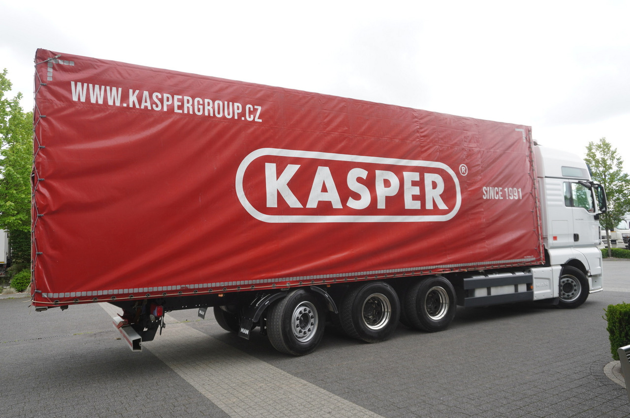 MAN TGX 35.580 E6 8x4 /4 / 23 EPAL tarp superstructure / 4th axle steered - Plachtový nákladní auto: obrázek 5 MAN TGX 35.580 E6 8x4 /4 / 23 EPAL tarp superstructure / 4th axle steered - Plachtový nákladní auto: obrázek 5