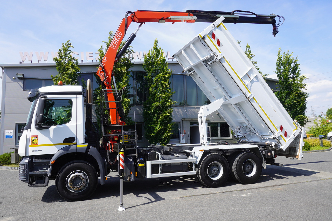 MERCEDES-BENZ AROCS 2636 / Fassi F155A.0.22 crane 6t / 120 tho. km / 3-sided dump truck / 2 x Bordmatic - Nákladní automobil valníkový/ Plošinový, Auto s hydraulickou rukou: obrázek 5 MERCEDES-BENZ AROCS 2636 / Fassi F155A.0.22 crane 6t / 120 tho. km / 3-sided dump truck / 2 x Bordmatic - Nákladní automobil valníkový/ Plošinový, Auto s hydraulickou rukou: obrázek 5