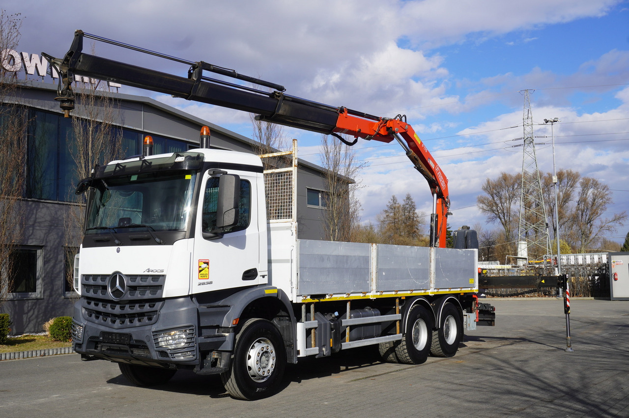 MERCEDES-BENZ AROCS 2636 Flatbed / HDS FASSI F175 7.7 T / 150,000 km - Auto s hydraulickou rukou: obrázek 1 MERCEDES-BENZ AROCS 2636 Flatbed / HDS FASSI F175 7.7 T / 150,000 km - Auto s hydraulickou rukou: obrázek 1
