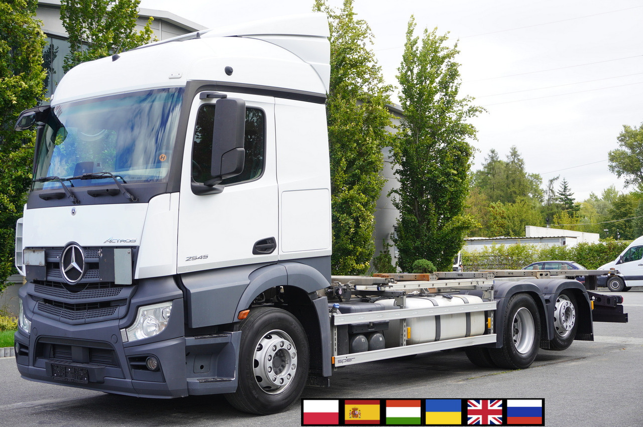 MERCEDES-BENZ Actros 2545 6×2 MP5 / Full ADR / 2 units - Kontejnérový podvozek/ Výměnná nástavba: obrázek 1 MERCEDES-BENZ Actros 2545 6×2 MP5 / Full ADR / 2 units - Kontejnérový podvozek/ Výměnná nástavba: obrázek 1