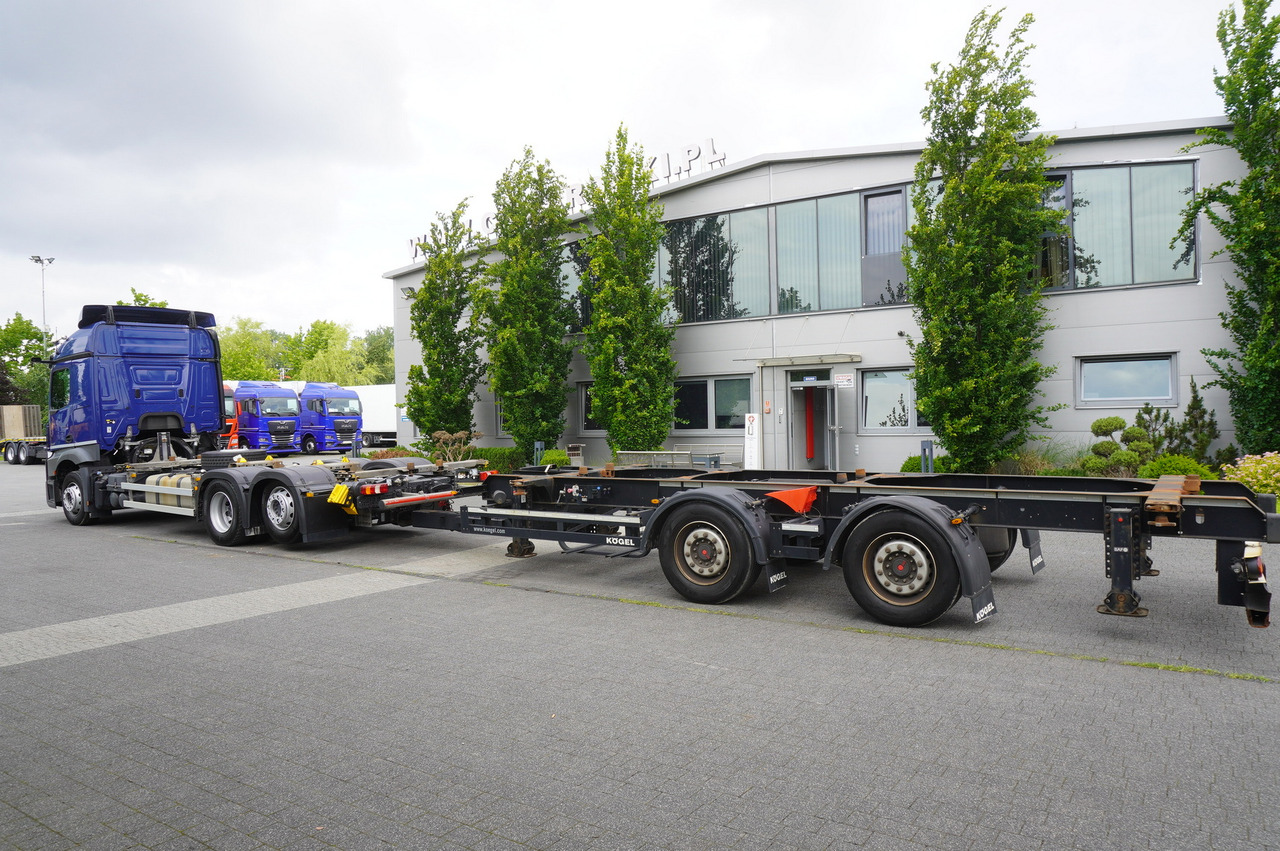 MERCEDES-BENZ Actros 2546 MP5 / BDF / 16.2 T load capacity / trailer BDF Kogel - Kontejnérový podvozek/ Výměnná nástavba: obrázek 3 MERCEDES-BENZ Actros 2546 MP5 / BDF / 16.2 T load capacity / trailer BDF Kogel - Kontejnérový podvozek/ Výměnná nástavba: obrázek 3