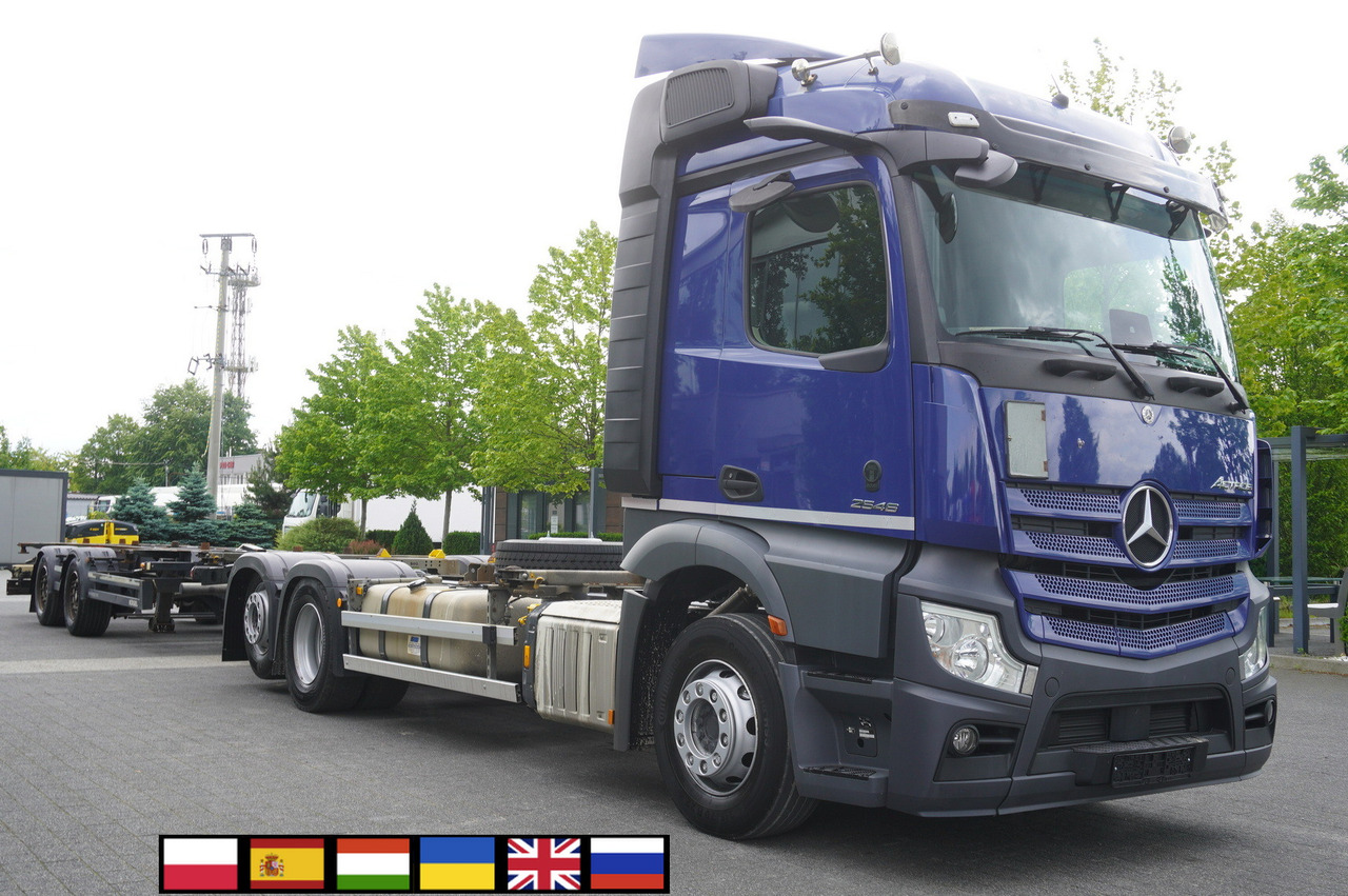 MERCEDES-BENZ Actros 2546 MP5 / BDF / 16.2 T load capacity / trailer BDF Kogel - Kontejnérový podvozek/ Výměnná nástavba: obrázek 1 MERCEDES-BENZ Actros 2546 MP5 / BDF / 16.2 T load capacity / trailer BDF Kogel - Kontejnérový podvozek/ Výměnná nástavba: obrázek 1