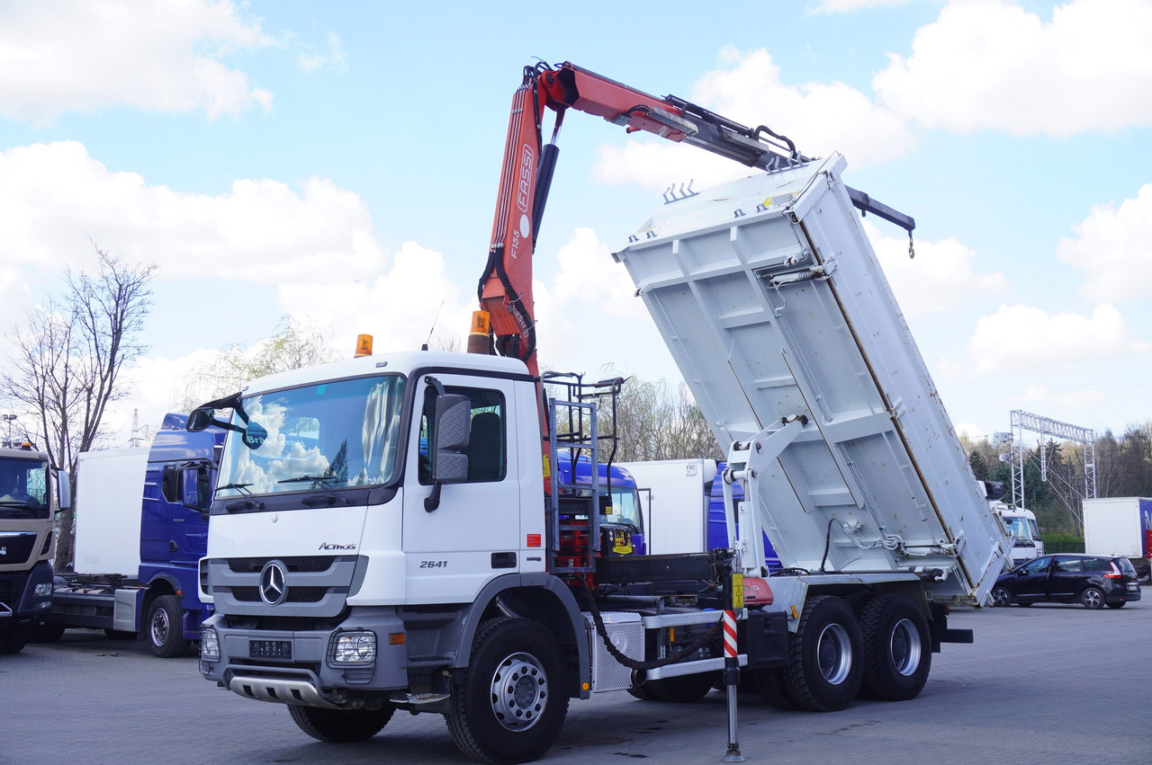 MERCEDES-BENZ Actros 2641 6×4 E5 / Crane / Dumper / 110000 km! - Nákladní automobil valníkový/ Plošinový, Auto s hydraulickou rukou: obrázek 2 MERCEDES-BENZ Actros 2641 6×4 E5 / Crane / Dumper / 110000 km! - Nákladní automobil valníkový/ Plošinový, Auto s hydraulickou rukou: obrázek 2