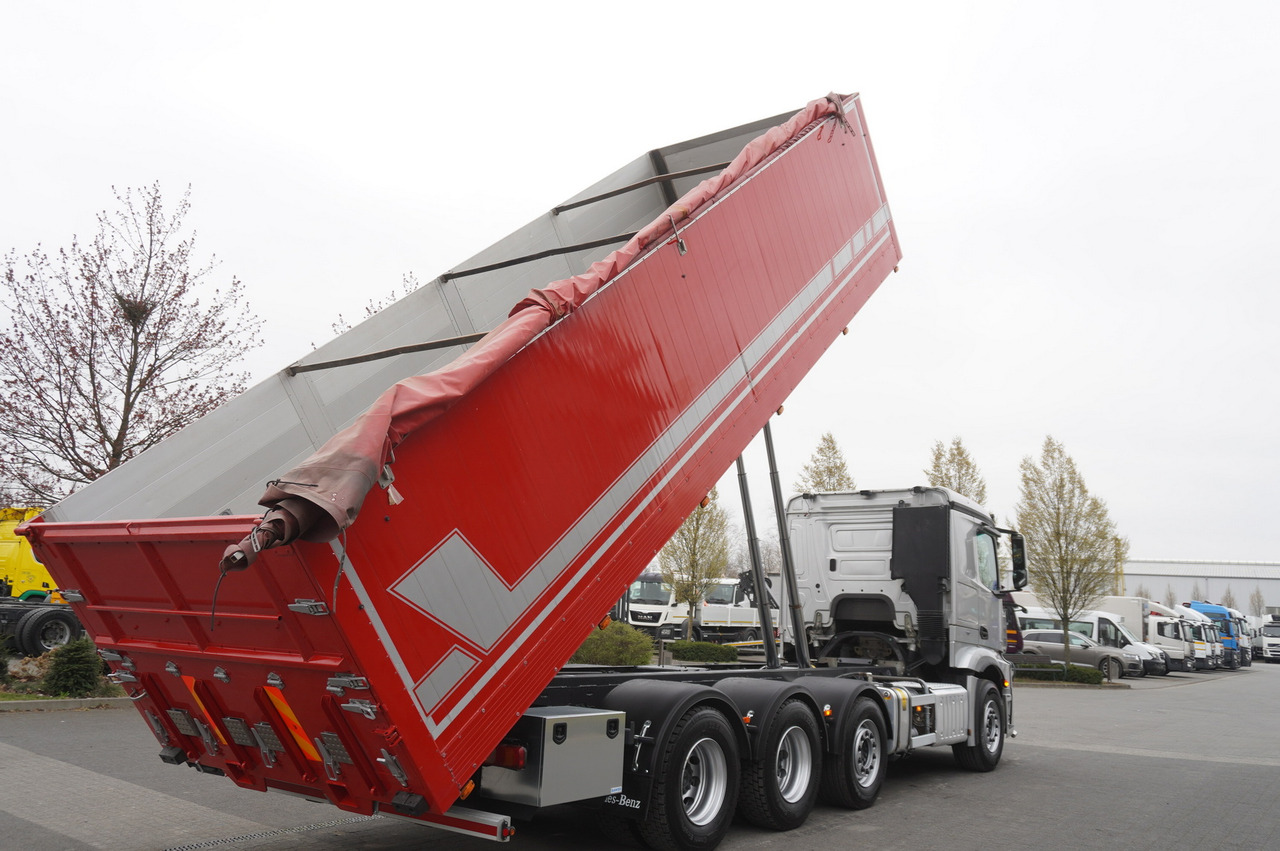 Nákladní automobil valníkový/ Plošinový MERCEDES-BENZ Actros 3563 8x4 / Tipper for grain 20 t load capacity: obrázek 9