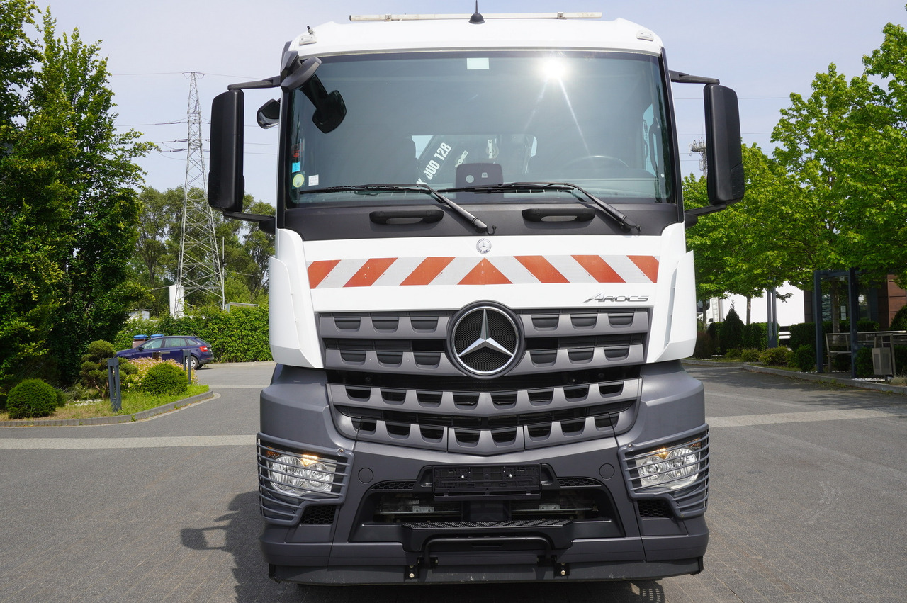 Nákladní automobil valníkový/ Plošinový, Auto s hydraulickou rukou MERCEDES-BENZ Arocs 1833 / 87,000 km!!! / Hds HIAB X-DUO 128 B-2 / three-sided tipper: obrázek 9