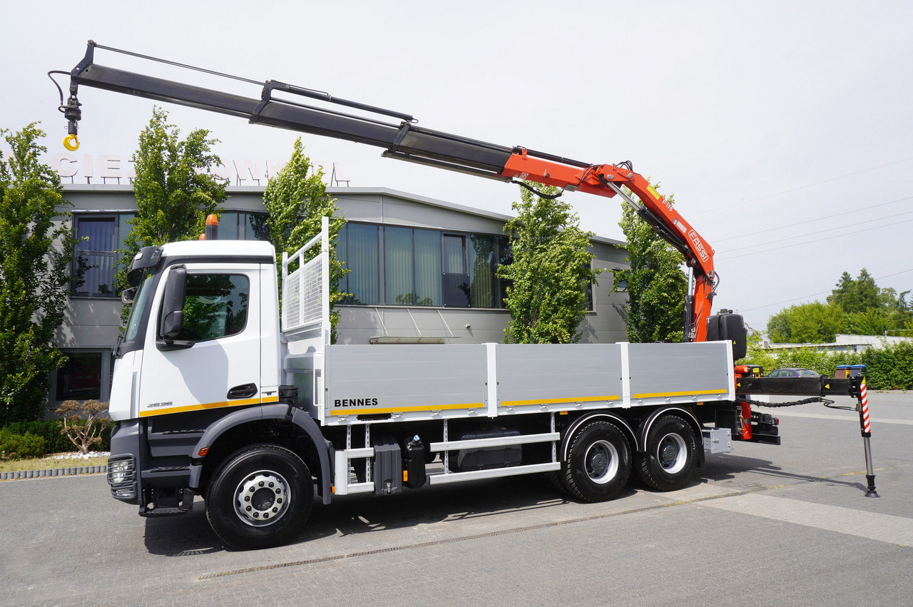 MERCEDES-BENZ Arocs 2633 flatbed truck / Crane FASSI F155A.0.23 / REMOTE CONTROL / 230,000 km - Nákladní automobil valníkový/ Plošinový, Auto s hydraulickou rukou: obrázek 3 MERCEDES-BENZ Arocs 2633 flatbed truck / Crane FASSI F155A.0.23 / REMOTE CONTROL / 230,000 km - Nákladní automobil valníkový/ Plošinový, Auto s hydraulickou rukou: obrázek 3
