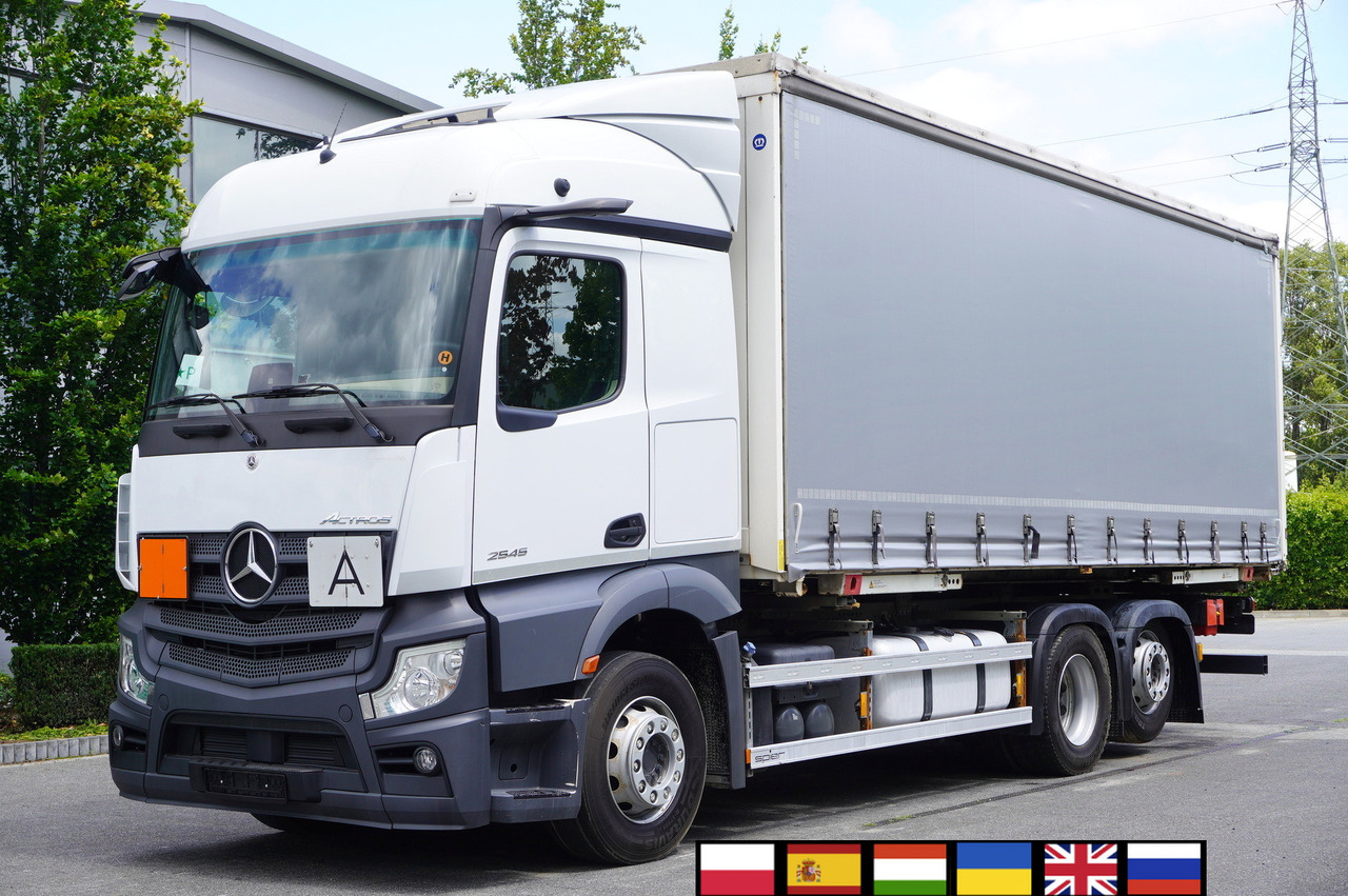 MERCEDES-BENZ Mercedes-Benz Actros 2545 6×2 MP5 / ADR AT / Curtainsider 18 EPAL - Kontejnérový podvozek/ Výměnná nástavba: obrázek 1 MERCEDES-BENZ Mercedes-Benz Actros 2545 6×2 MP5 / ADR AT / Curtainsider 18 EPAL - Kontejnérový podvozek/ Výměnná nástavba: obrázek 1
