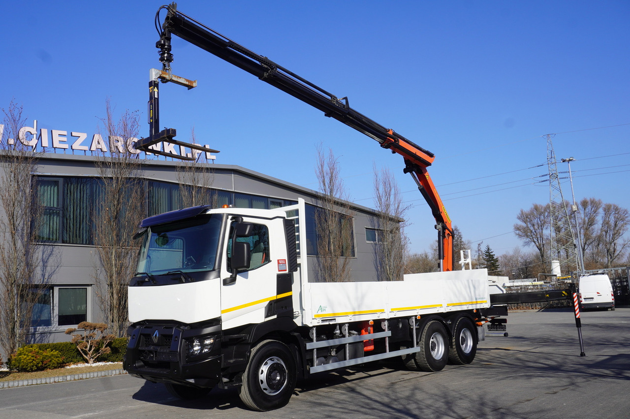 RENAULT C380 / 6x4 / HDS Palfinger PK 18002-EH 6000 kg - Nákladní automobil valníkový/ Plošinový, Auto s hydraulickou rukou: obrázek 1 RENAULT C380 / 6x4 / HDS Palfinger PK 18002-EH 6000 kg - Nákladní automobil valníkový/ Plošinový, Auto s hydraulickou rukou: obrázek 1