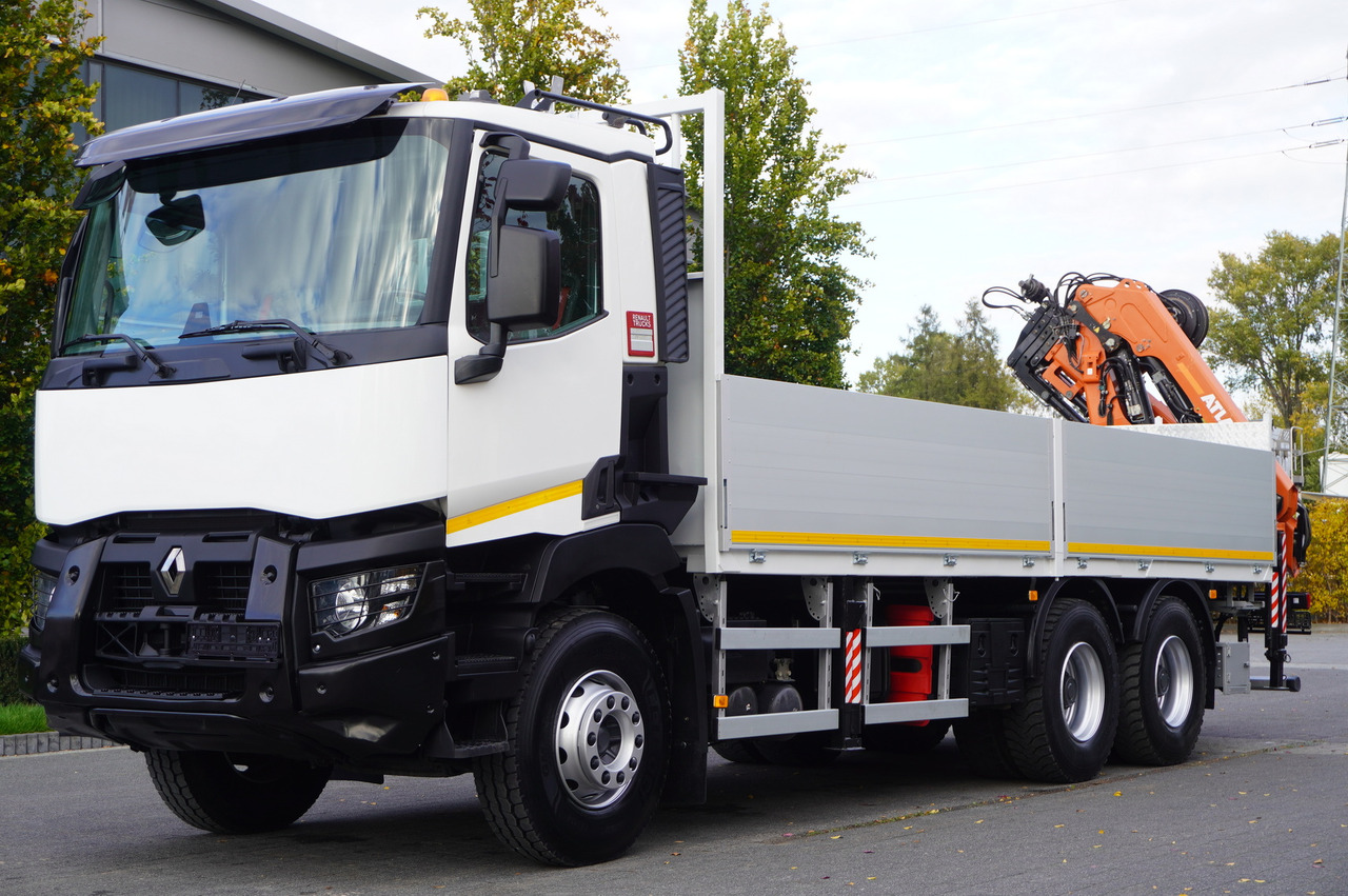 RENAULT C380 Comfort 6x4 / Atlas 172.3E crane / Range 12.3 m / capacity 6.1 t / Flatbed 17 EPAL - Nákladní automobil valníkový/ Plošinový, Auto s hydraulickou rukou: obrázek 2 RENAULT C380 Comfort 6x4 / Atlas 172.3E crane / Range 12.3 m / capacity 6.1 t / Flatbed 17 EPAL - Nákladní automobil valníkový/ Plošinový, Auto s hydraulickou rukou: obrázek 2