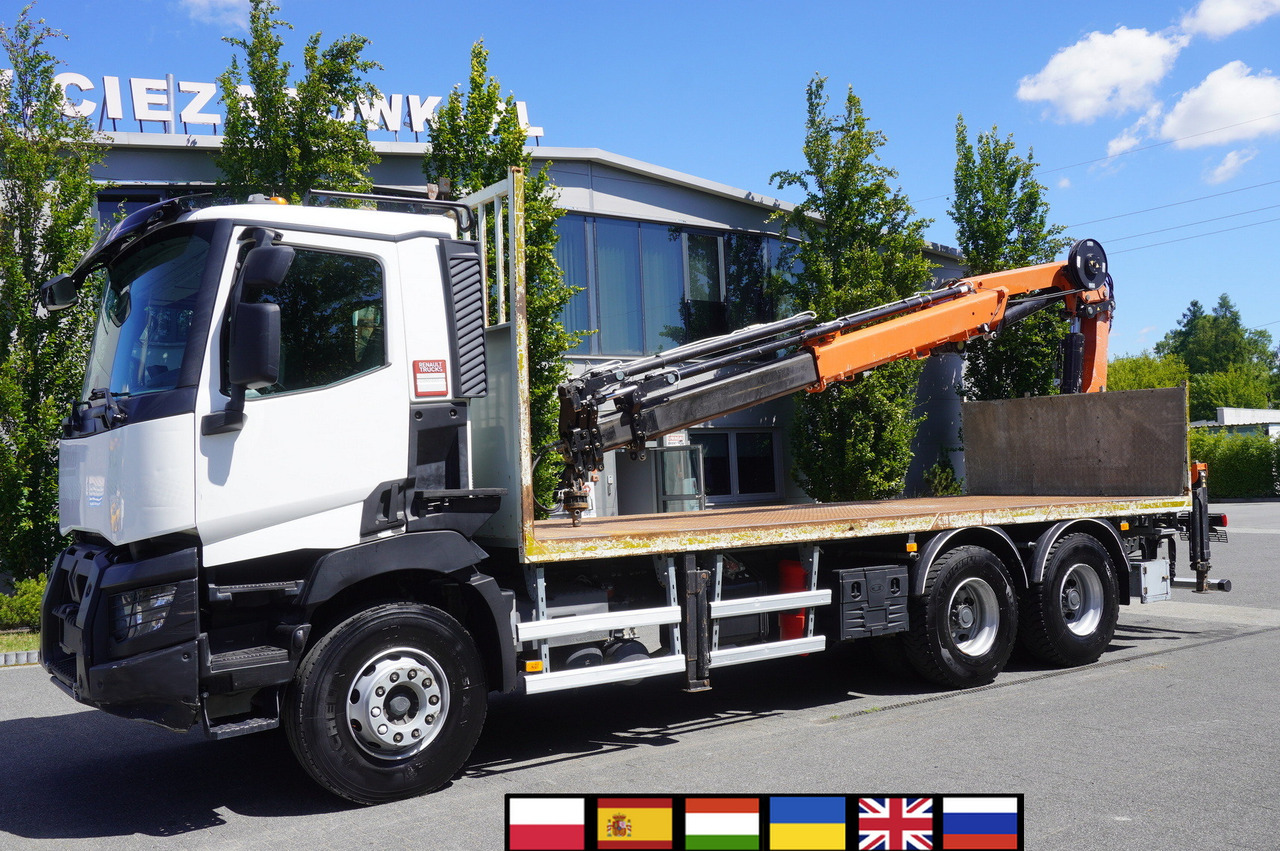 RENAULT C380 Comfort 6x4 / Atlas 6.1 T crane / range 12.3 m - Nákladní automobil valníkový/ Plošinový, Auto s hydraulickou rukou: obrázek 1 RENAULT C380 Comfort 6x4 / Atlas 6.1 T crane / range 12.3 m - Nákladní automobil valníkový/ Plošinový, Auto s hydraulickou rukou: obrázek 1