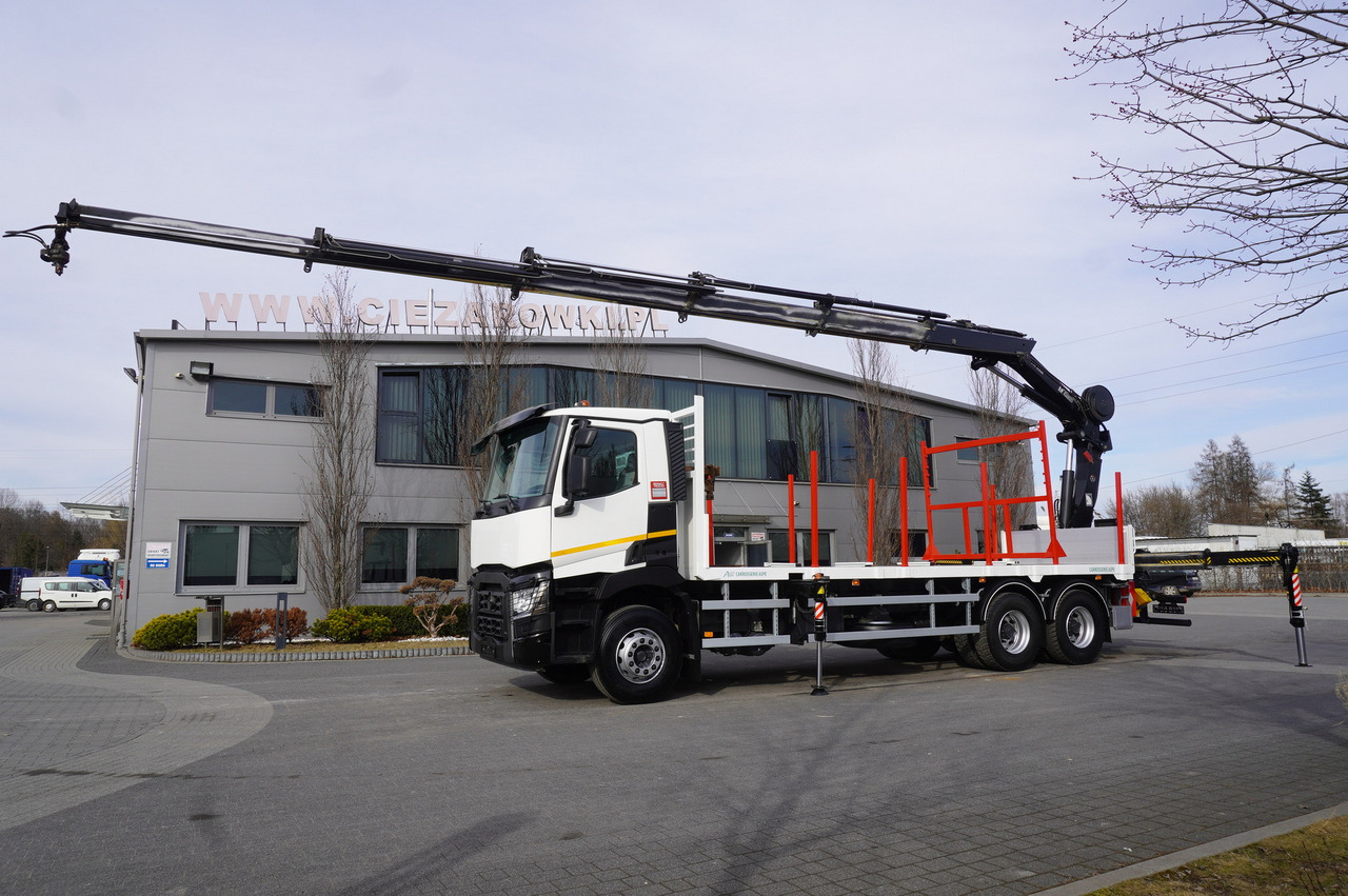 RENAULT C430 / HIAB 244 EP-5 HIDUO crane 8400 kg 15 m / Platform with stanchions - Auto s hydraulickou rukou: obrázek 5 RENAULT C430 / HIAB 244 EP-5 HIDUO crane 8400 kg 15 m / Platform with stanchions - Auto s hydraulickou rukou: obrázek 5