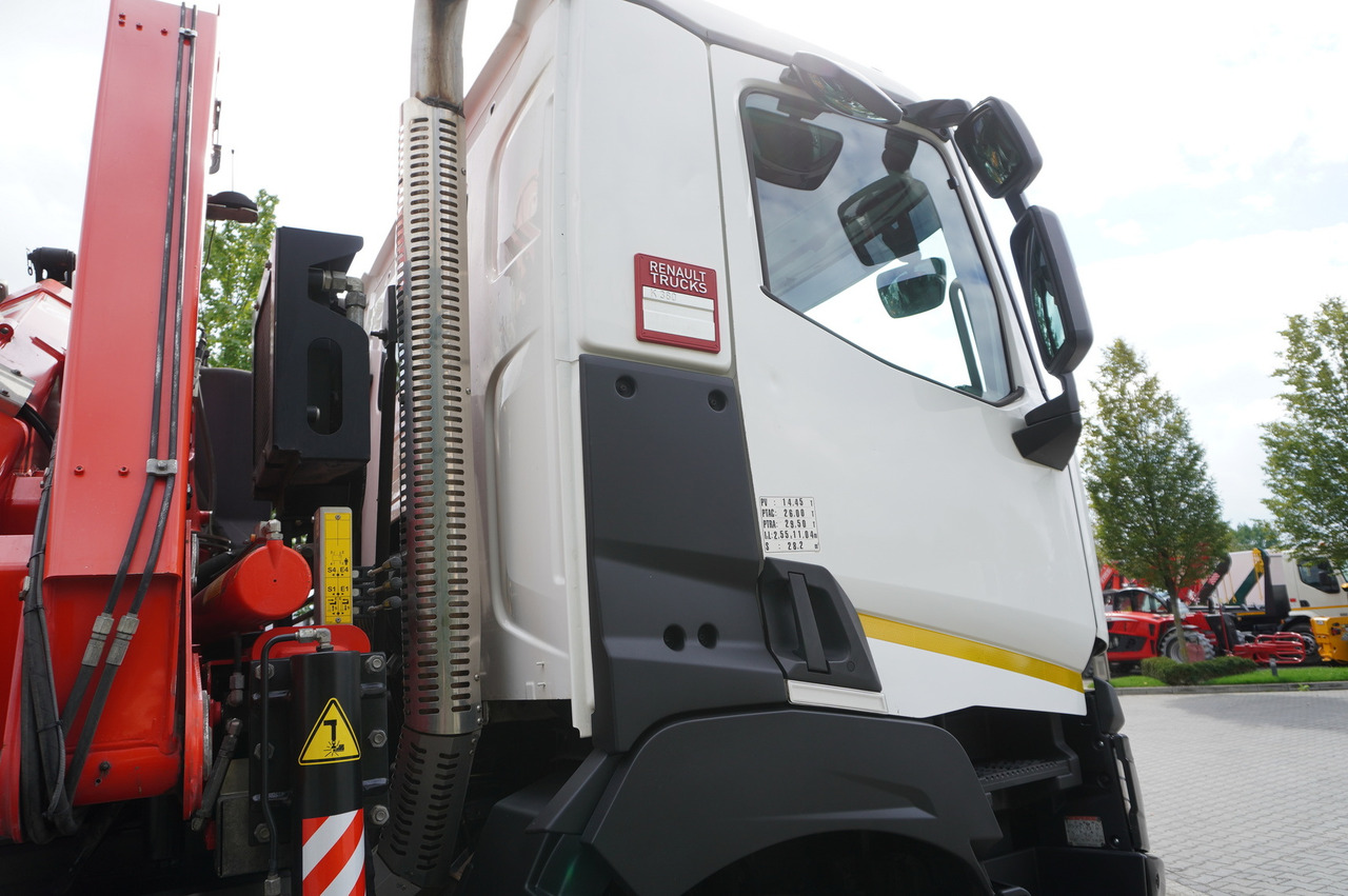 Auto s hydraulickou rukou RENAULT K380 6×4 / FASSI F175 crane 7.85 t / 120 thousand km! / 2-sided tipper: obrázek 21