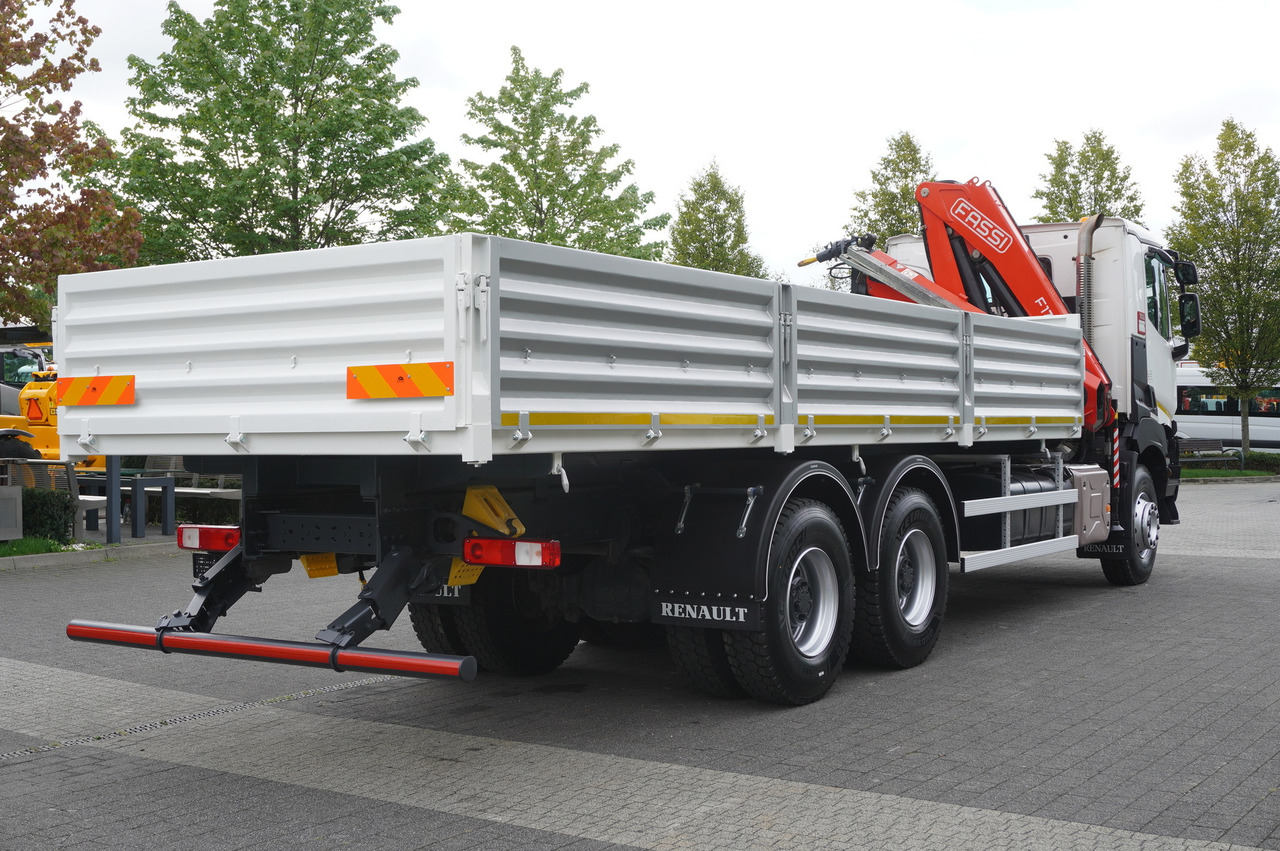 Auto s hydraulickou rukou RENAULT K380 6×4 / FASSI F175 crane 7.85 t / 120 thousand km! / 2-sided tipper: obrázek 10