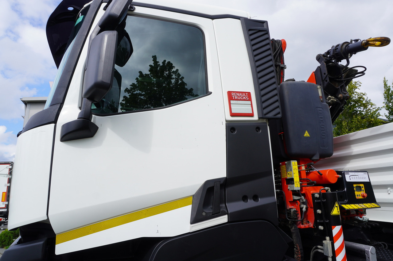 Auto s hydraulickou rukou RENAULT K380 6×4 / FASSI F175 crane 7.85 t / 120 thousand km! / 2-sided tipper: obrázek 23