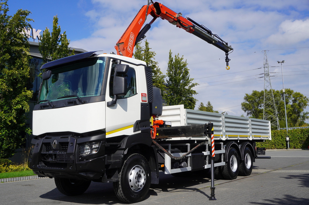 RENAULT K380 6×4 / FASSI F175 crane 7.85 t / 120 thousand km! / 2-sided tipper - Auto s hydraulickou rukou: obrázek 4 RENAULT K380 6×4 / FASSI F175 crane 7.85 t / 120 thousand km! / 2-sided tipper - Auto s hydraulickou rukou: obrázek 4
