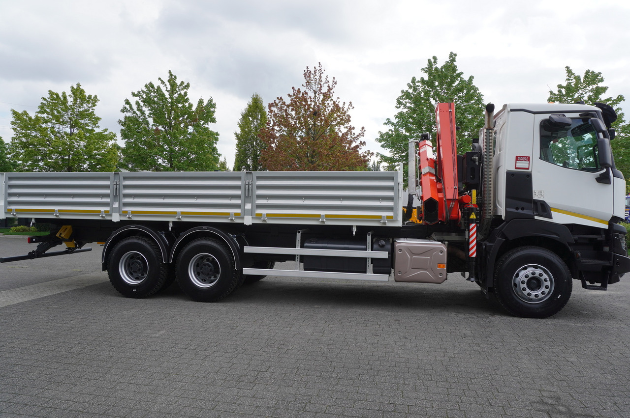 Auto s hydraulickou rukou RENAULT K380 6×4 / FASSI F175 crane 7.85 t / 120 thousand km! / 2-sided tipper: obrázek 11