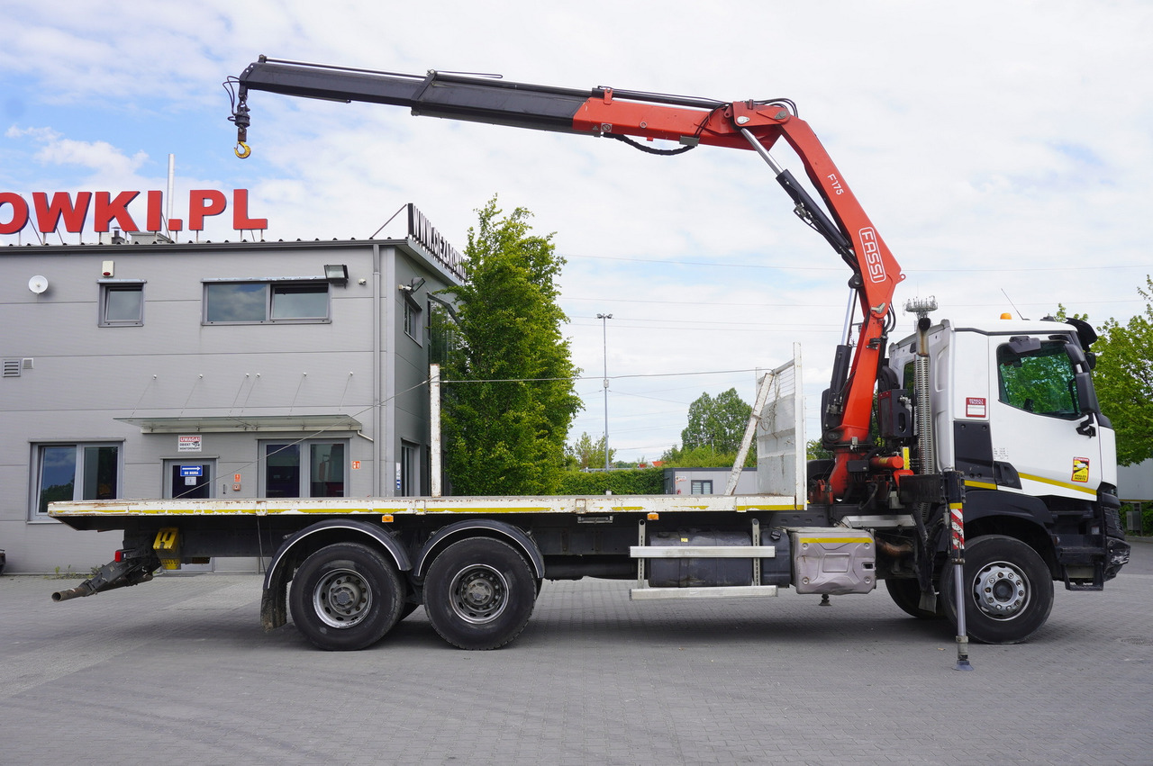 RENAULT K380 6x4 / FASSI F175 crane 7.85 t / 120 thousand km - Nákladní automobil valníkový/ Plošinový, Auto s hydraulickou rukou: obrázek 5 RENAULT K380 6x4 / FASSI F175 crane 7.85 t / 120 thousand km - Nákladní automobil valníkový/ Plošinový, Auto s hydraulickou rukou: obrázek 5
