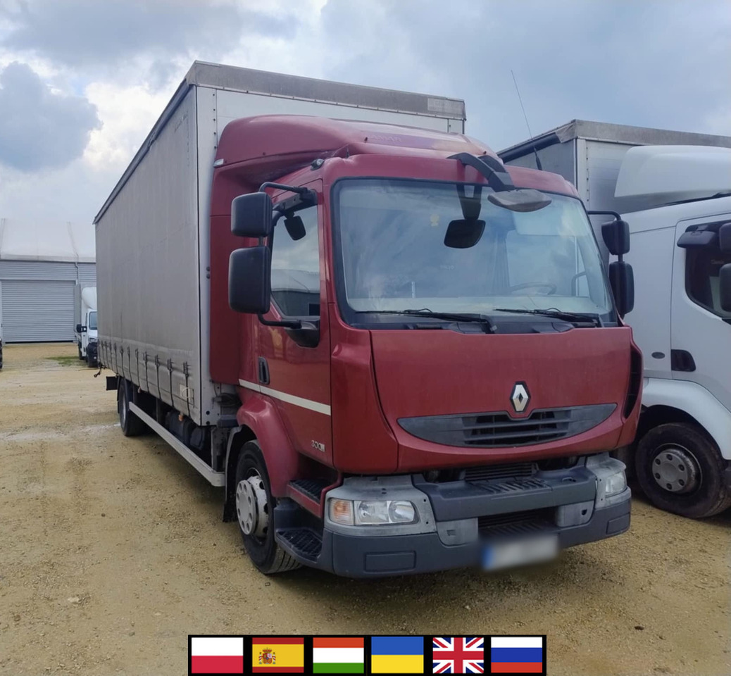 RENAULT Midlum 300 / Curtain 18 EPAL / Sleeping cab - Plachtový nákladní auto: obrázek 1 RENAULT Midlum 300 / Curtain 18 EPAL / Sleeping cab - Plachtový nákladní auto: obrázek 1