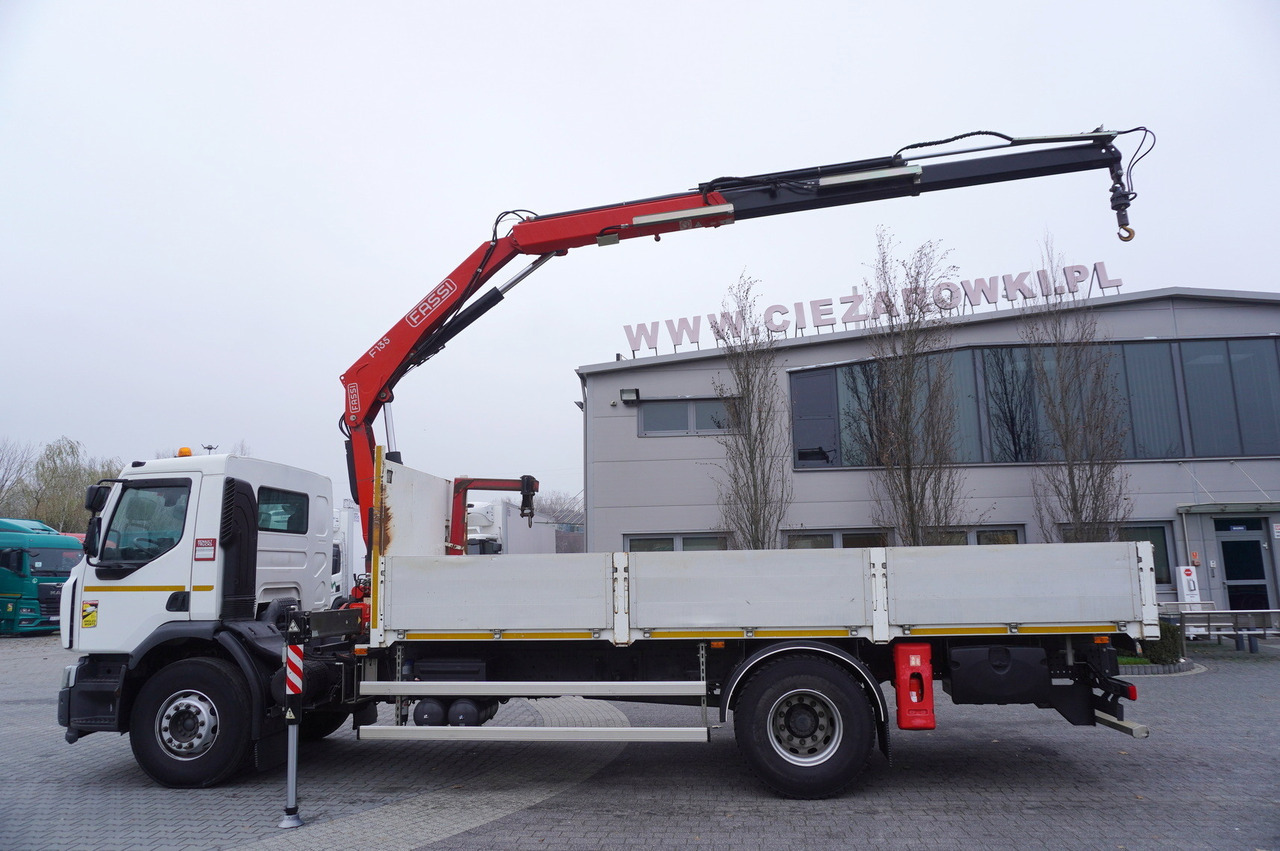 Auto s hydraulickou rukou RENAULT RENAULT C280 DTI 8 / FASSI crane 5.6 T / 560 MTH / range 8 m / Flatbed 15 EPAL: obrázek 12