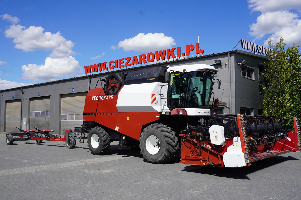 ROSTSELMASH VECTOR 425 RSM-101 grain harvester + Header 5 m + rapeseed harvesting extension / 2300 MTH - Sklízecí mlátička: obrázek 2 ROSTSELMASH VECTOR 425 RSM-101 grain harvester + Header 5 m + rapeseed harvesting extension / 2300 MTH - Sklízecí mlátička: obrázek 2