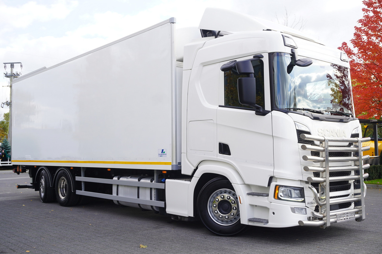 Chladírenský nákladní automobil SCANIA R500 E6 6x2 / Lecapitaine 21 EPAL refrigerator / Carrier Supra 1150 / 2021 / steered axle: obrázek 6