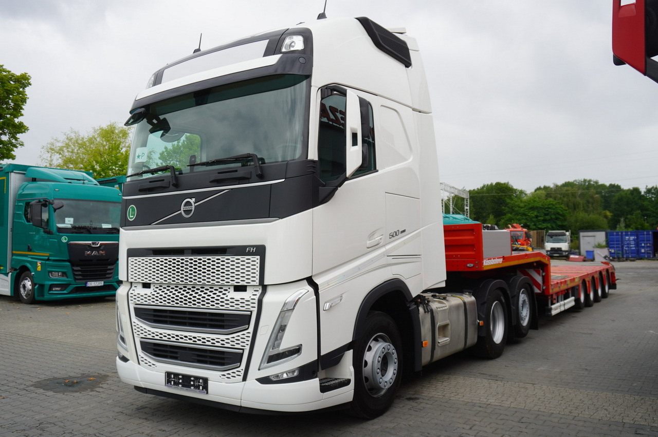 VOLVO FH 500 6 × 2 Globetrotter XL / 2023 / 114 thousand km / Brand-new low-loader Kässbohrer LB3E semi-trailer - Přepravník automobilů: obrázek 5 VOLVO FH 500 6 × 2 Globetrotter XL / 2023 / 114 thousand km / Brand-new low-loader Kässbohrer LB3E semi-trailer - Přepravník automobilů: obrázek 5