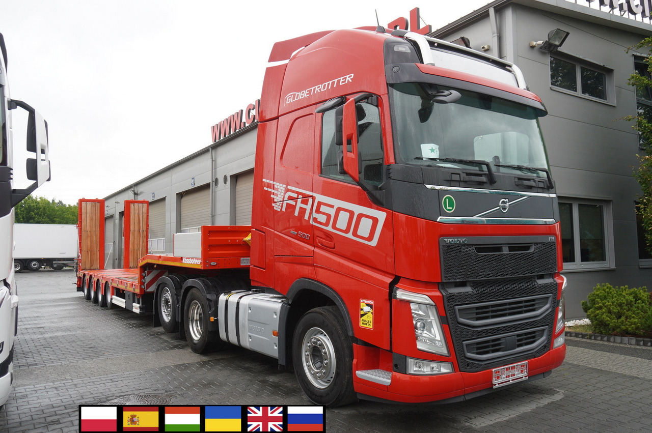 VOLVO FH 500 / BRAND-NEW Kässbohrer LB3E low-bed semi-trailer / 500 HP - Přepravník automobilů: obrázek 1 VOLVO FH 500 / BRAND-NEW Kässbohrer LB3E low-bed semi-trailer / 500 HP - Přepravník automobilů: obrázek 1