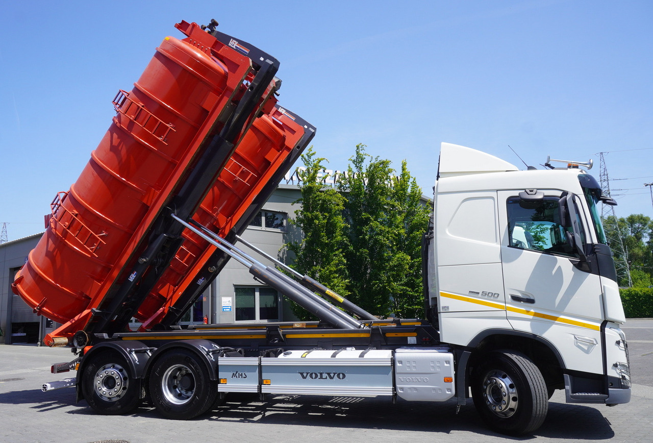 VOLVO Volvo FH 500 / Septic barrel 13000 l / Hook lift 21 t / 2022 / 3rd axle steered / 2 units - Fekální cisterna: obrázek 5 VOLVO Volvo FH 500 / Septic barrel 13000 l / Hook lift 21 t / 2022 / 3rd axle steered / 2 units - Fekální cisterna: obrázek 5