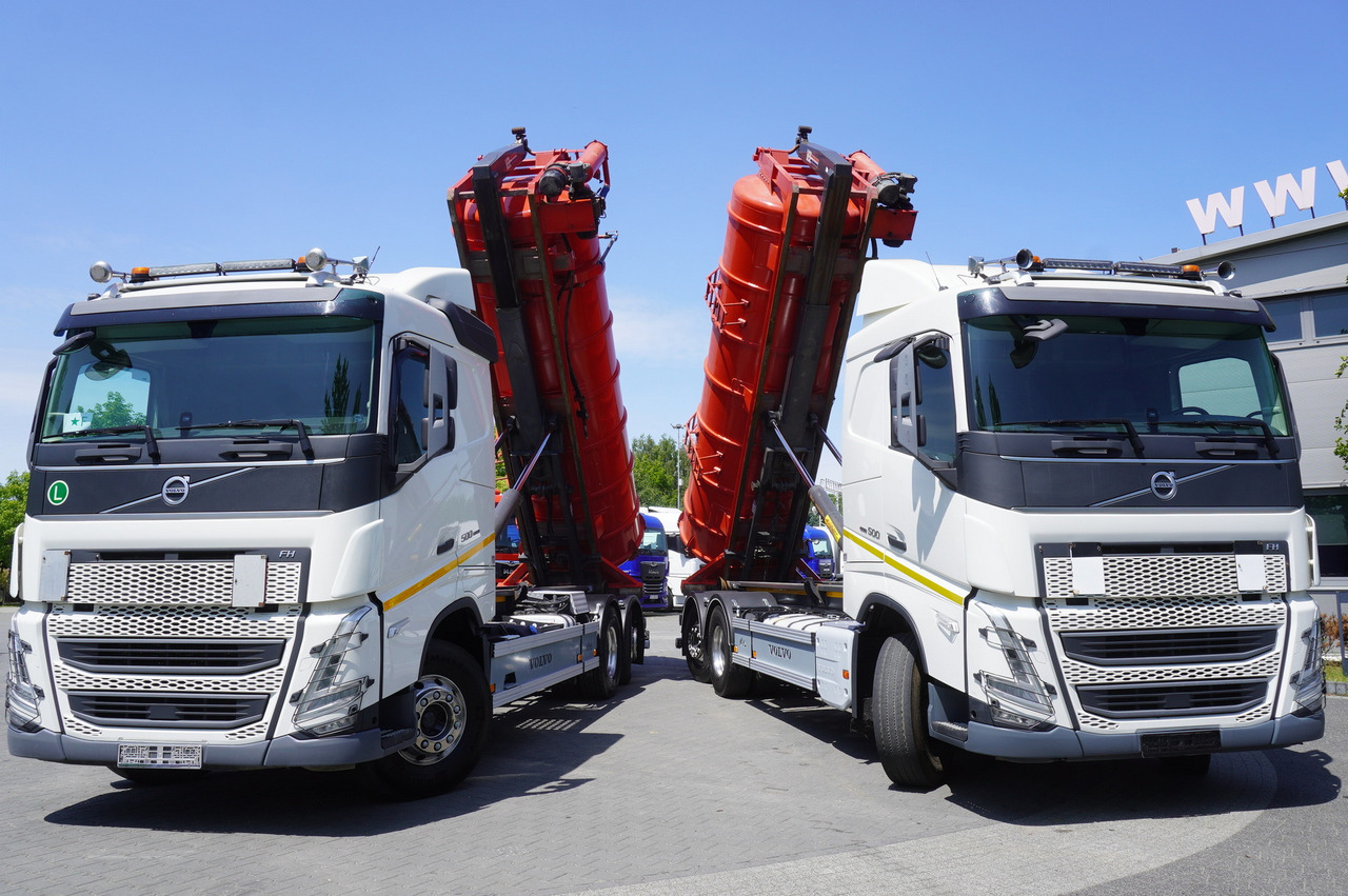 VOLVO Volvo FH 500 / Septic barrel 13000 l / Hook lift 21 t / 2022 / 3rd axle steered / 2 units - Fekální cisterna: obrázek 2 VOLVO Volvo FH 500 / Septic barrel 13000 l / Hook lift 21 t / 2022 / 3rd axle steered / 2 units - Fekální cisterna: obrázek 2
