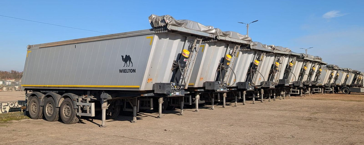 WIELTON NW-3 / weight 6.2 t / capacity 38m3 / Electrically folded roof / Teflon / 20 units, 2022 - Sklápěcí návěs: obrázek 2 WIELTON NW-3 / weight 6.2 t / capacity 38m3 / Electrically folded roof / Teflon / 20 units, 2022 - Sklápěcí návěs: obrázek 2