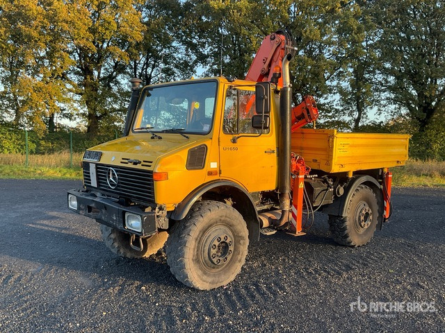 1994 Mercedes-Benz Unimog 427 4x4 Utility Truck - Nákladní automobil valníkový/ Plošinový, Auto s hydraulickou rukou: obrázek 2 1994 Mercedes-Benz Unimog 427 4x4 Utility Truck - Nákladní automobil valníkový/ Plošinový, Auto s hydraulickou rukou: obrázek 2