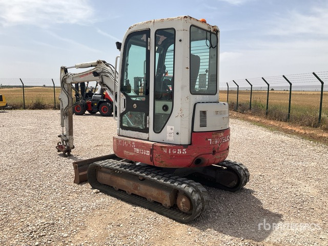 2008 Takeuchi TB138FR Mini Excavator: <6.6t - Mini rýpadlo: obrázek 3 2008 Takeuchi TB138FR Mini Excavator: <6.6t - Mini rýpadlo: obrázek 3
