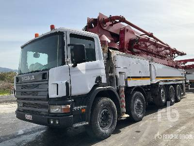 SCANIA PC124 C420 2005 KCP KCP48ZX200 48 m on 10x ... - Autočerpadlo: obrázek 1 SCANIA PC124 C420 2005 KCP KCP48ZX200 48 m on 10x ... - Autočerpadlo: obrázek 1