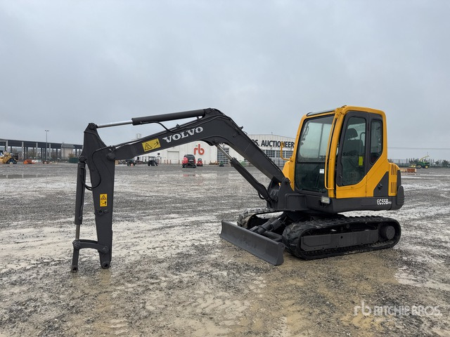 2015 Volvo EC55B Mini Excavator: <6.6t - Mini rýpadlo: obrázek 1 2015 Volvo EC55B Mini Excavator: <6.6t - Mini rýpadlo: obrázek 1