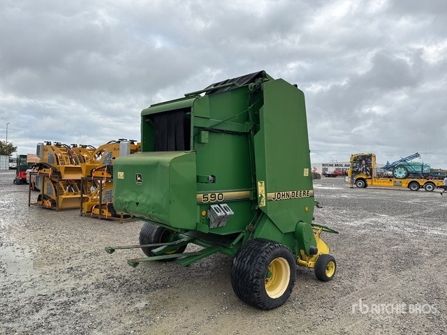 John Deere 590 Round Baler - Lis na válcové balíky: obrázek 3 John Deere 590 Round Baler - Lis na válcové balíky: obrázek 3
