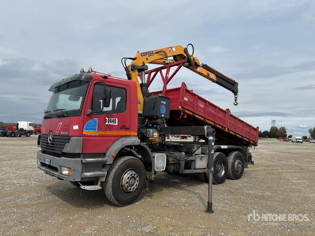 Mercedes-Benz Atego 1828 Autocarro ribaltabile con gru - Sklápěč, Auto s hydraulickou rukou: obrázek 1 Mercedes-Benz Atego 1828 Autocarro ribaltabile con gru - Sklápěč, Auto s hydraulickou rukou: obrázek 1