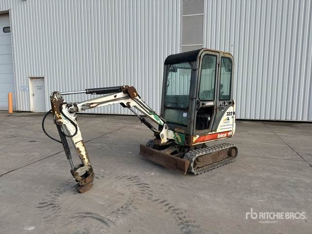 2002 Bobcat 322D Mini-Pelle Mini Excavator: <6.6t - Mini rýpadlo: obrázek 1 2002 Bobcat 322D Mini-Pelle Mini Excavator: <6.6t - Mini rýpadlo: obrázek 1