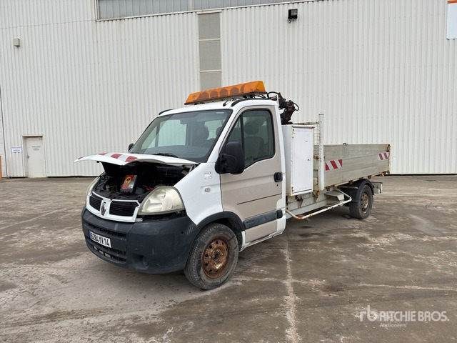 2006 Renault Master dCi 120 2014 HMF 152T2 12V 830 kg on 4x ... Dump Truck with Crane - Sklápěč: obrázek 1 2006 Renault Master dCi 120 2014 HMF 152T2 12V 830 kg on 4x ... Dump Truck with Crane - Sklápěč: obrázek 1