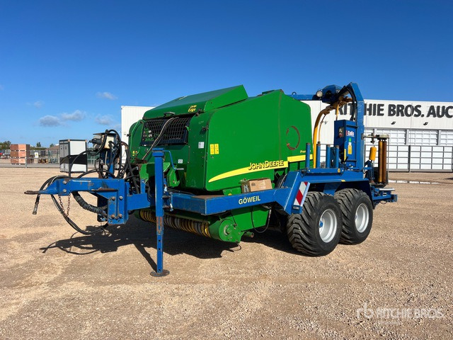 2007 John Deere 578 Enrubanneuse Combination Baler Wrapper - Lis na válcové balíky, Ovíječka: obrázek 2 2007 John Deere 578 Enrubanneuse Combination Baler Wrapper - Lis na válcové balíky, Ovíječka: obrázek 2