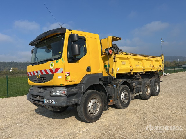 2008 Renault Kerax 450.32 8x4 Crew Cab Camion Benne 8x4 Tri/A Dump Truck - Sklápěč: obrázek 1 2008 Renault Kerax 450.32 8x4 Crew Cab Camion Benne 8x4 Tri/A Dump Truck - Sklápěč: obrázek 1