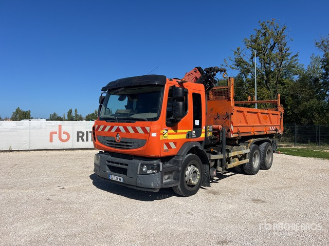2012 Renault Premium Lander 430 DXI 2011 Palfinger PK16001K 5460 kg ... Dump Truck with Crane - Sklápěč: obrázek 1 2012 Renault Premium Lander 430 DXI 2011 Palfinger PK16001K 5460 kg ... Dump Truck with Crane - Sklápěč: obrázek 1