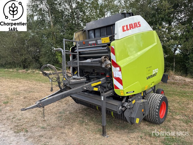 2014 Claas Variant 370 Presse A Balles Rondes 1 Essieu S/A Round Baler - Lis na válcové balíky: obrázek 1 2014 Claas Variant 370 Presse A Balles Rondes 1 Essieu S/A Round Baler - Lis na válcové balíky: obrázek 1