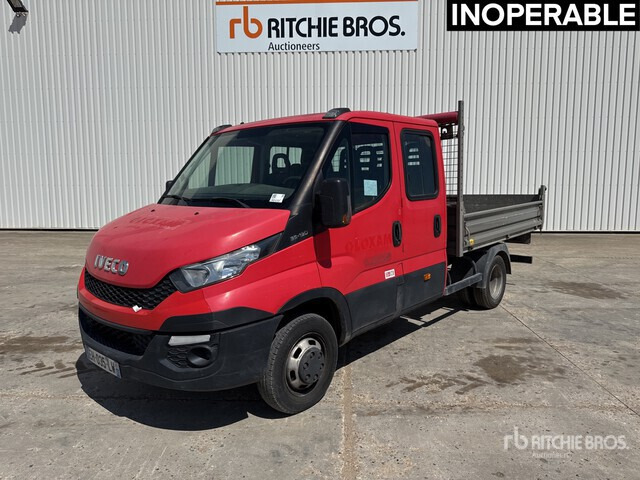 2016 Iveco 35-130 Camion Benne (Inoperable) Dump Truck: Light Duty - Dodávka sklápěč, Dodávka s dvojitou kabinou: obrázek 2 2016 Iveco 35-130 Camion Benne (Inoperable) Dump Truck: Light Duty - Dodávka sklápěč, Dodávka s dvojitou kabinou: obrázek 2
