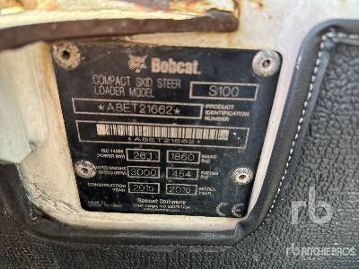 BOBCAT S100 Chargeuse Compacte - Smykový nakladač: obrázek 5 BOBCAT S100 Chargeuse Compacte - Smykový nakladač: obrázek 5